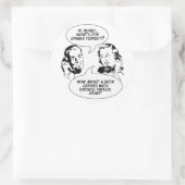 Retro Feministische Humor stickers (Tas)