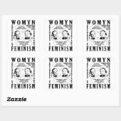 Retro Feministische stickers van de Humor (Vel)