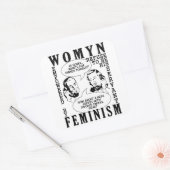 Retro Feministische stickers van de Humor (Envelop)