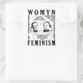 Retro Feministische stickers van de Humor (Tas)