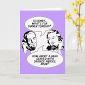 Retro Feministische wenskaarten van de Humor Kaart (Gele Bloem)