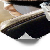 Retro Femme Fatale Diva - Roken en Pistolen Poster (Hoek)