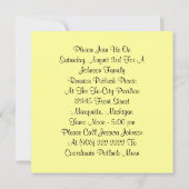 Retro Festive Party in the Park Picnic Invitations Kaart (Achterkant)