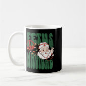 Retro Fetus Navidad Santa Claus Christmas Obgyn Nu Koffiemok (Links)