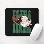 Retro Fetus Navidad Santa Claus Christmas Obgyn Nu Muismat (Met muis)