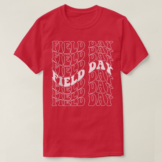 Retro Field Day for teacher student school trips b T-shirt (Design voorkant)