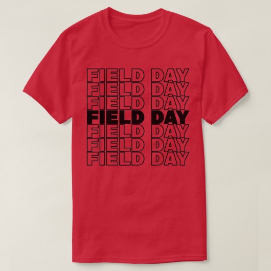 Retro Field Day School Field Day Teacher 2022 T-shirt (Design voorkant)