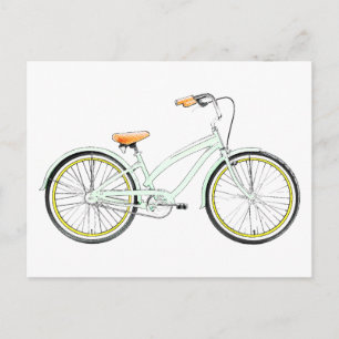 retro fiets briefkaart
