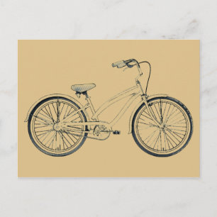 retro fiets briefkaart
