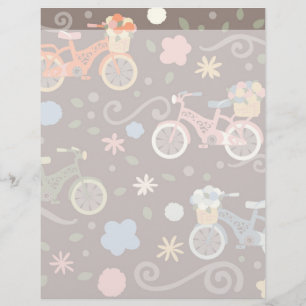 Retro Fiets en Bloemen