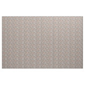 Retro-fiets en -bloemen stof (Yard (91,4 cm))