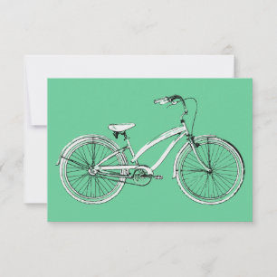 retro fiets kaart