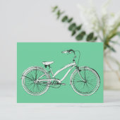 retro fiets kaart (Staand voorkant)