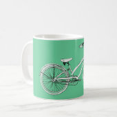 retro fiets koffiemok (Voorkant links)