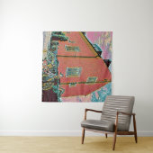 Retro fiets kunstwerk wandkleed (In Situ (horizontaal))