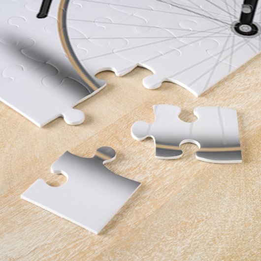 Retro fiets legpuzzel (Zijkant)