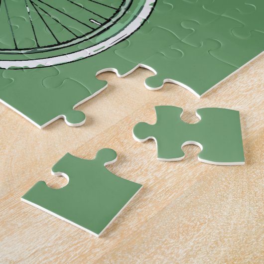 retro fiets legpuzzel (Zijkant)