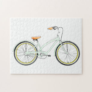 retro fiets legpuzzel