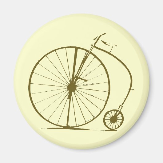 retro fiets magneet (Voorkant)