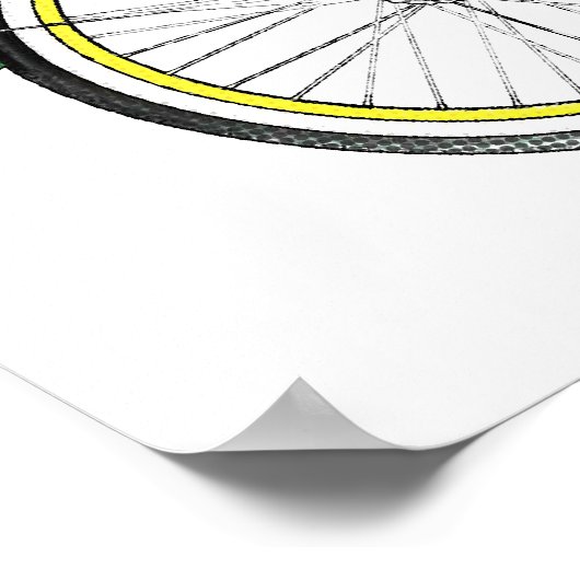 retro fiets poster (Hoek)
