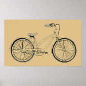 retro fiets poster (Voorkant)