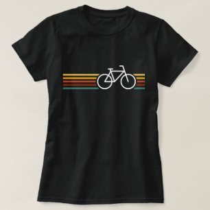 Retro fiets T-shirt, cadeau voor fietser, berg T-shirt