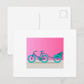 Retro  fietsenband Lover Briefkaart (Voorkant / Achterkant)