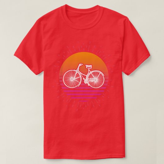 Retro Fietser T-shirt (Design voorkant)