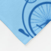 Retro Fietspatroon Fleece Deken (Hoek)