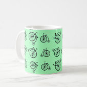 Retro Fietspatroon Koffiemok (Voorkant links)
