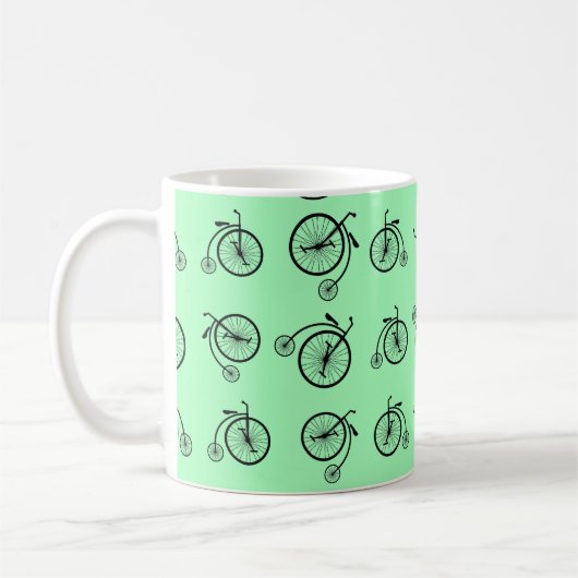 Retro Fietspatroon Koffiemok (Links)