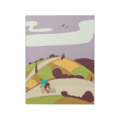 Retro Fietsposter Notitieblok (Linkerzijde)