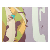 Retro Fietsposter Notitieblok (Voorkant)