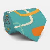 Retro Fifties Abstract Stropdas (Opgerold)