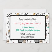 Retro Fifties die geacht worden van de vorige dag Kaart (Achterkant)