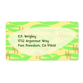 Retro Fifties Lemon Limoen Boomerang Vibes Etiket