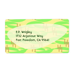 Retro Fifties Lemon Limoen Boomerang Vibes Etiket