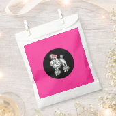 Retro Fifties Poodle Party Favor Goodie Tassen Bedankzakje (Geknipt)