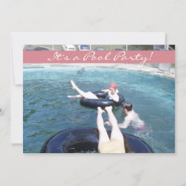 Retro Fifties Swimming Pool Party  Swimsuit Kaart