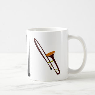 Retro Fifties Trombone Koffiemok