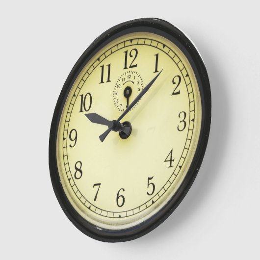 Retro Fifties Wall Clock Grote Klok (Hoek)