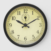 Retro Fifties Wall Clock Grote Klok (Voorkant)