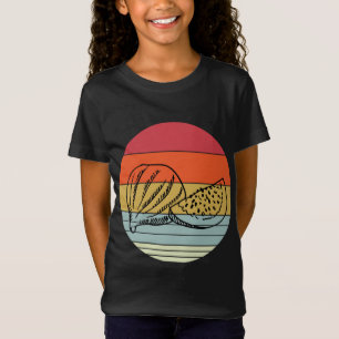 Retro Fig Design Vegetarische vijgen Plant T-shirt