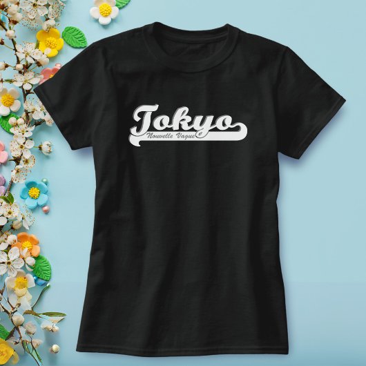 Retro Figaro Quote Tokyo Nouvelle Vaag T-shirt