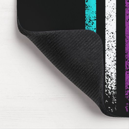 Retro Fight Suicide Prevention Awareness Us Flag  Muismat (Hoek)