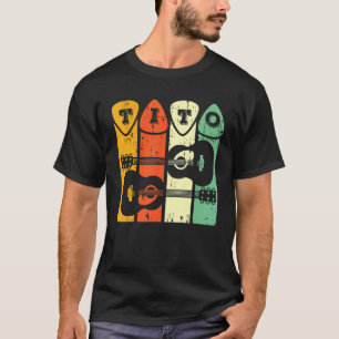 Retro Filipijnse Tito Oom Gitaarspeler Gitarist T-shirt