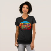 Retro Filippijnen Jeepney Truck T-shirt (Voorkant volledig)