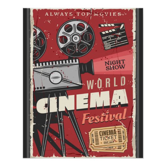 Retro Film Fest Perfect Poster (Voorkant)