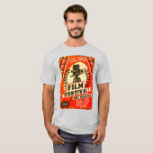 Retro Film Festival T-Shirt (Voorkant volledig)