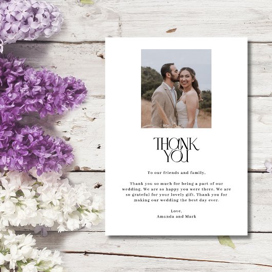 Retro Film Foto Bruiloft Collage Dank u Kaarten